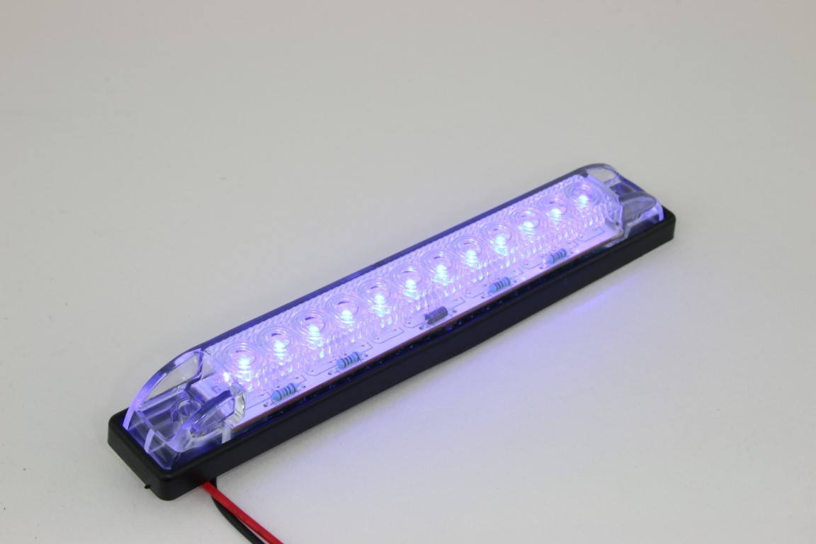 Uitputting B olie molecuul LED Bar Light - Heavy duty, Waterproof 12 Volt DC LED lamp, 6" length (BLUE  LEDs) | PilotLights.net