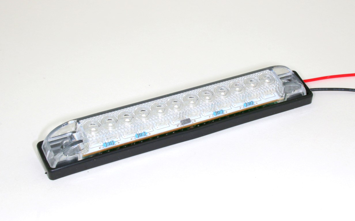 LED Bar Light - 6" - duty, Waterproof 12VDC 24 VDC (Cool White, Natural White or Red | PilotLights.net